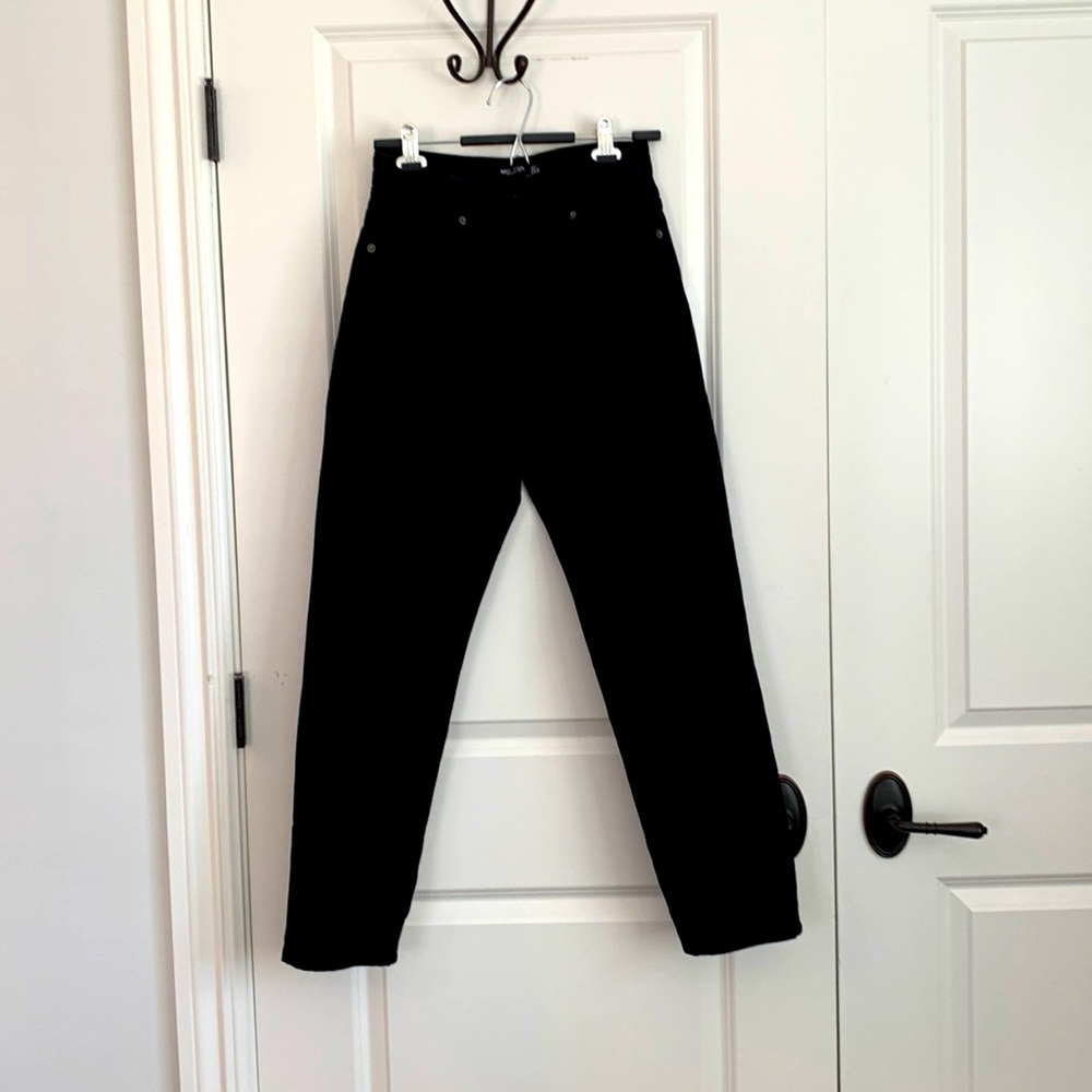 Nasty Gal organic denim high waisted straight leg (black, US 6/EUR 38)